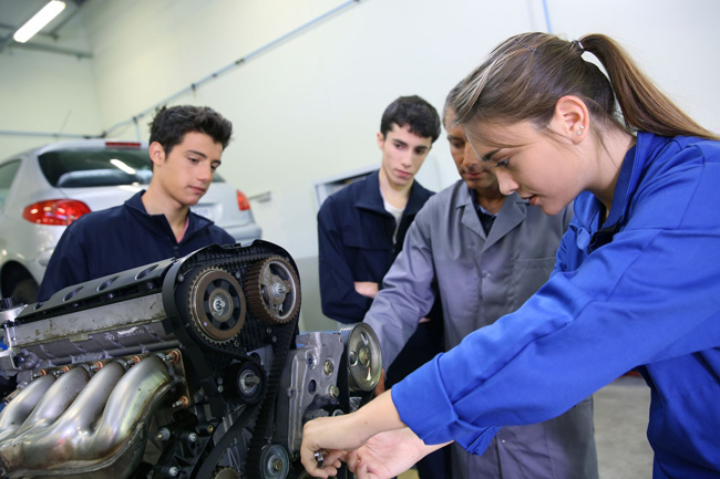 Lehrausbildung im Autohaus Körner