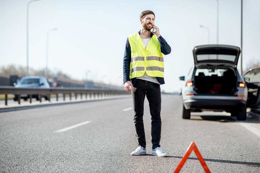 Warnwestenpflicht - Warnweste gehört in den Fahrerraum