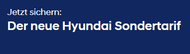 Hyundai Sondertarif