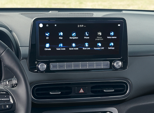 Hyundai Kona Elektro - Touchscreen