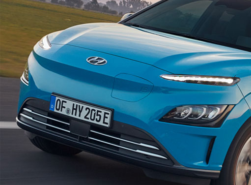 Hyundai Kona Elektro - Dynamische Lichtsignatur