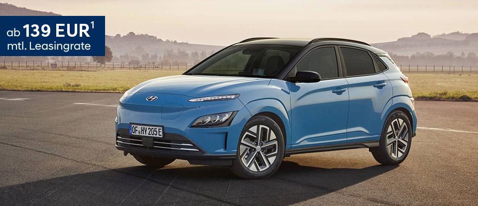 Hyundai Kona Elektro Leasing Sofort Verfügbar Der Hyundai Kona Elektro - Hyundai Autohaus Körner GmbH in Berlin