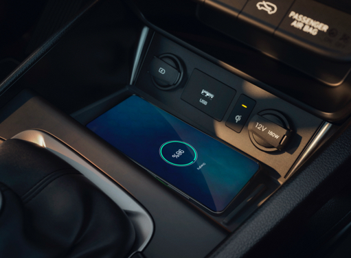 Hyundai Kona -Kabelloses Laden
