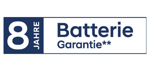 8 Jahre Batterie Garantie